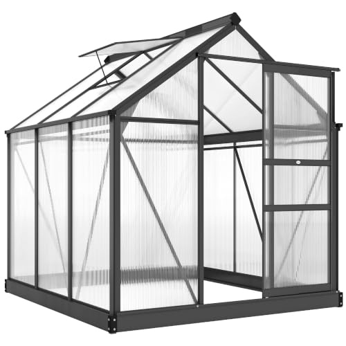 Outsunny serre polycarbonate 3,65 m²
